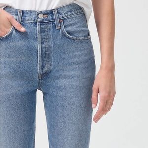 AGOLDE high rise straight jeans